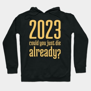 2023 Could You Jest Die Already? - 4 Hoodie